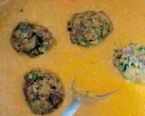 A picture of step 5 of Spinach kofta in Tomato gravy.