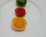 Vegetable n fruit Rose Flowers.# Author marathon recipe step 6 photo