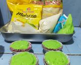 Foto langkah ke 8 dari resep 1075. Bolu kukus mekar (motif semangka) dengan santan.