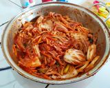 Foto langkah ke 8 dari resep Korean Inspired : Baechu Kimchi (Kimchi Sawi Putih).