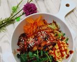 Foto langkah ke 3 dari resep Bibimbap Smoked Chicken.