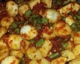 Foto langkah ke 5 dari resep Balado kentang dan telur puyuh.