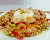 Foto del paso 5 de la receta: Corona de verduras y guisantes al lemon grass