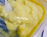 Hình bước làm 1 của món Mứt dừa dẻo sầu riêng màu vàng của hạt dành dành