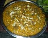 A picture of step 7 of Besan suji burfi.