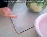 Foto del paso 1 de la receta Snack de Corteza de Sandía Encurtida
