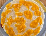 Foto del paso 6 de la receta: Cheesecake de duraznos de lata 🥫 🍑 sin horno, fácil, exprés, adaptable a los potes que consigas