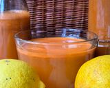 Foto del paso 4 de la receta: Jugo de zanahoria y limón + infusión de cáscara de limón y jengibre 🍋 recetita de aprovechamiento 🥕🍋