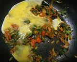 A picture of step 3 of Anda palak bhurji.