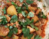A picture of step 3 of Chicken Dum biryani.