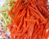 A picture of step 1 of Cucuzza and Sausage.