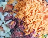 Foto del paso 1 de la receta: 🍝SPAGHETTI🍝 CON SALSA LIVIANA DE TOMATE 🍅🍝🧅🫑🍅🥕🥩🍝