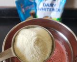 A picture of step 2 of Watermelon Rose Condensed Milk Ice cream - Summer Special.