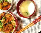 A picture of step 8 of Sweet and Savory Chicken Katsu with Grated Daikon Rice Bowl.