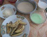 Foto langkah ke 3 dari resep Dadar gulung pisang coklat Lumer.