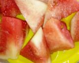 A picture of step 1 of Fruit salad.