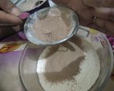 A picture of step 2 of Appe choco cake.