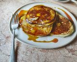 A picture of step 6 of American-Style Pancakes.