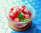 A picture of step 5 of Shaved Ice with Juice and Sweetened Condensed Milk.