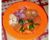 Foto langkah ke 2 dari resep Tumis Kates/Pepaya Muda + Udang Rebon Kering.