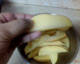 A picture of step 1 of Potato wedges.