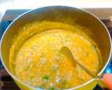 Hình bước làm 4 của món Soup bí đỏ nấu thịt băm