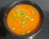 A picture of step 4 of Matar Pulao with Tomato Spicy soup.