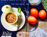 Hình bước làm 1 của món Bánh chuối hấp bí đỏ rắc vụn dừa mè đen