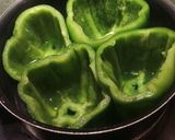 A picture of step 2 of Stuffed Bell Peppers w/ Sauce.
