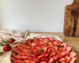 Foto langkah ke 3 dari resep Vegan strawberry vanilla kedelai tart #dairyfree #refinedsugarfree #eggless.