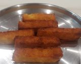 A picture of step 5 of Fry khaman.