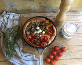 Foto del paso 5 de la receta: Yorkshire Pudding Gigante Relleno de verduras salteadas