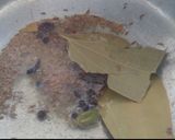 A picture of step 1 of Masoor Dal pulao.