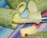 A picture of step 1 of Stuffed Zucchini.
