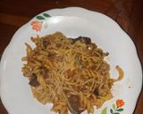 Foto langkah ke 7 dari resep MaMi (Macaroni Mie) Jamur Sawit.