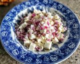 Foto del paso 1 de la receta: CAUSEO De🎊Queso y Cebolla...!🍭