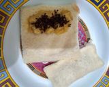 Foto langkah ke 6 dari resep Roti Panggang Isi Pisang Cokelat.