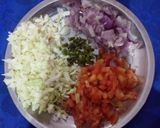 मसाला पापड़ कोन (masala papad cone recipe in hindi) रेसिपी चरण 2 फोटो