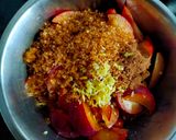 A picture of step 1 of Plum Crumble.