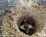 A picture of step 3 of Rose flavour Tilgul Modak.