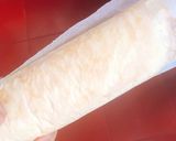 Hình bước làm 4 của món Bánh cuộn nhân custard chuối