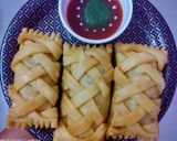 क्रिसक्रॉस समोसा (criss cross samosa recipe in Hindi) रेसिपी चरण 8 फोटो