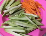 Foto langkah ke 1 dari resep Acar kuning wortel, timun, labu siam.