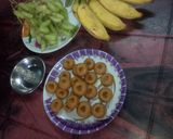 A picture of step 14 of Nolen gurer sandesh.