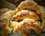 Sajtos kifli 🥖🥐🧀kelesztés nélkül ☕🫖 recept fázis 7 fotója