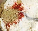 A picture of step 2 of Aloo pakore.