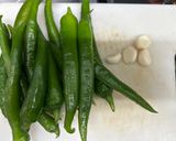 Foto del paso 1 de la receta: 634. Pimientos de padrón caramelizados al ajillo (guarnición)
