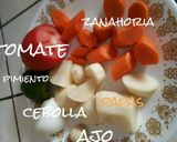 Foto del paso 2 de la receta: Sopa de lentejas con chuleta de puerco