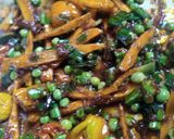 A picture of step 5 of Stir fry yam.