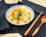 A picture of step 13 of Easy Malaysian Shrimp Noodle Soup.